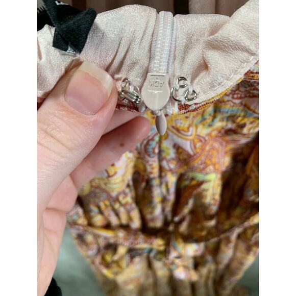 Forever 21 Dress Women's Medium Paisley Halter Maxi Belted Summer Vacation - Picture 5 of 10